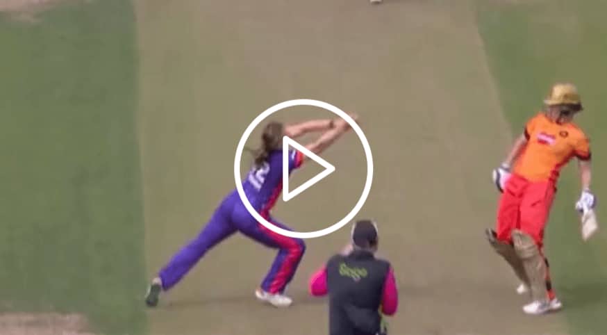 [Watch] Georgia Wareham's Incredible Reflex Catch Leads Superchargers To a Clinical Win Over Phoenix